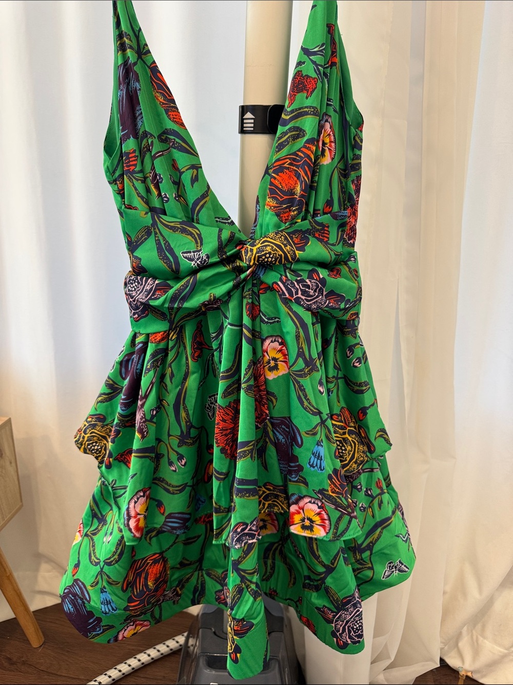 Women’s Stunning Green Floral Dress